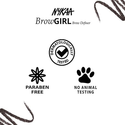 Nykaa BrowGirl Brow Definer - Bewitched Chestnut, 0.35g - Image 4