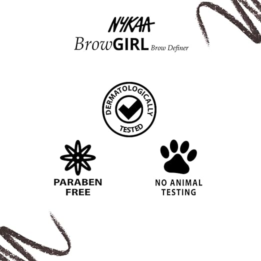 Nykaa BrowGirl Brow Definer - Bewitched Chestnut, 0.35g - Image 4