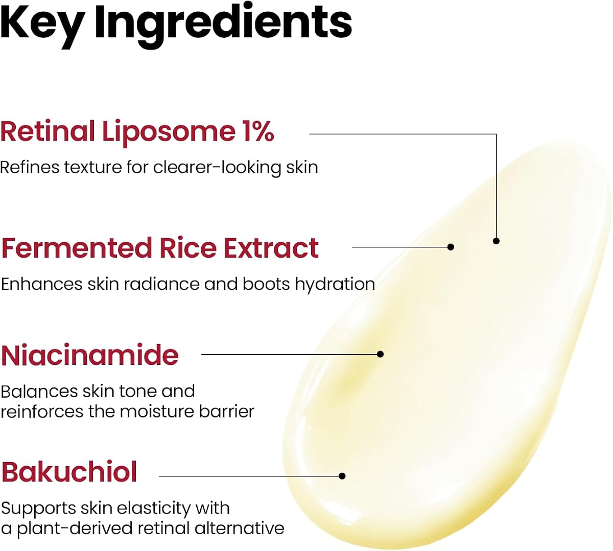 K-SECRET SEOUL 1988 Face Moisturiser - Retinal Liposome 1% & Fermented Rice - 50ml - Image 4