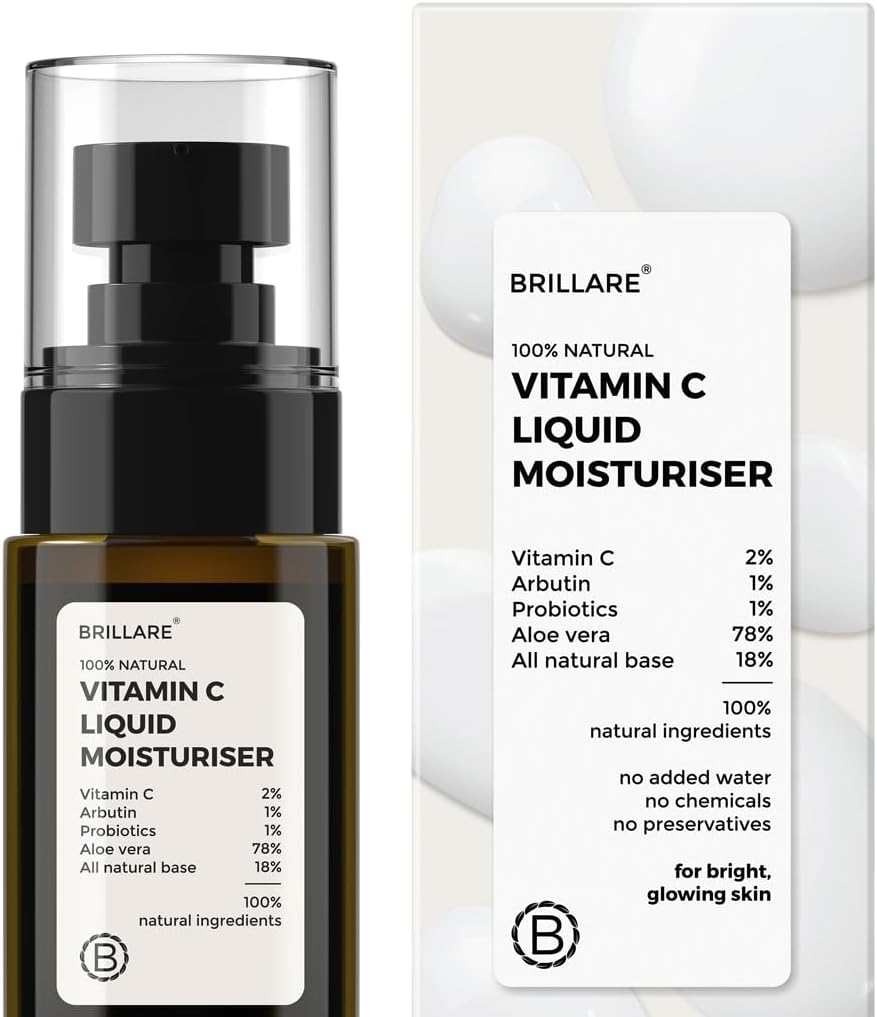 Brillaire Vitamin C Liquid Moisturiser - 100% Natural, 50ml