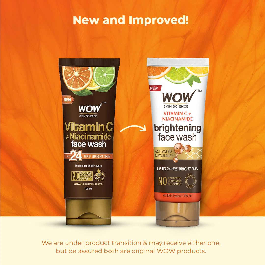 Wow Vitamin C Face Wash - 100ml - Image 2