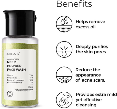 Brillaire Real Neem Face Wash 15Gm