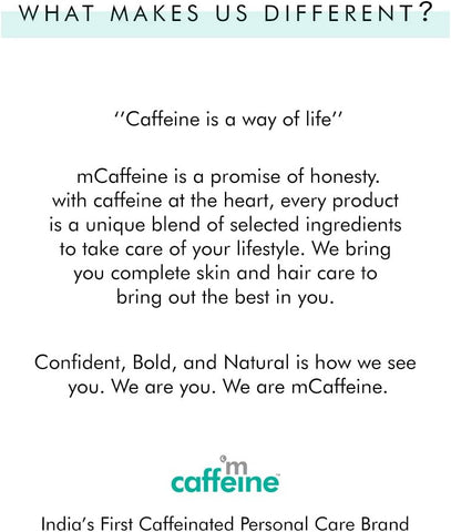 mCaffeine Naked & Raw Coffee Face Wash, 75ML