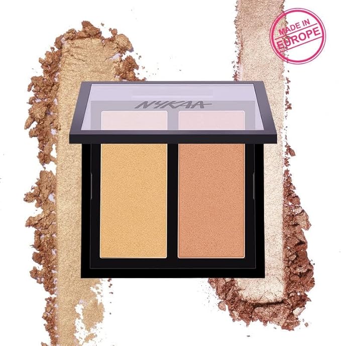 Nykaa Glow Getter Highlighting & Illuminating Duo - Gliterrati 02 - Image 3