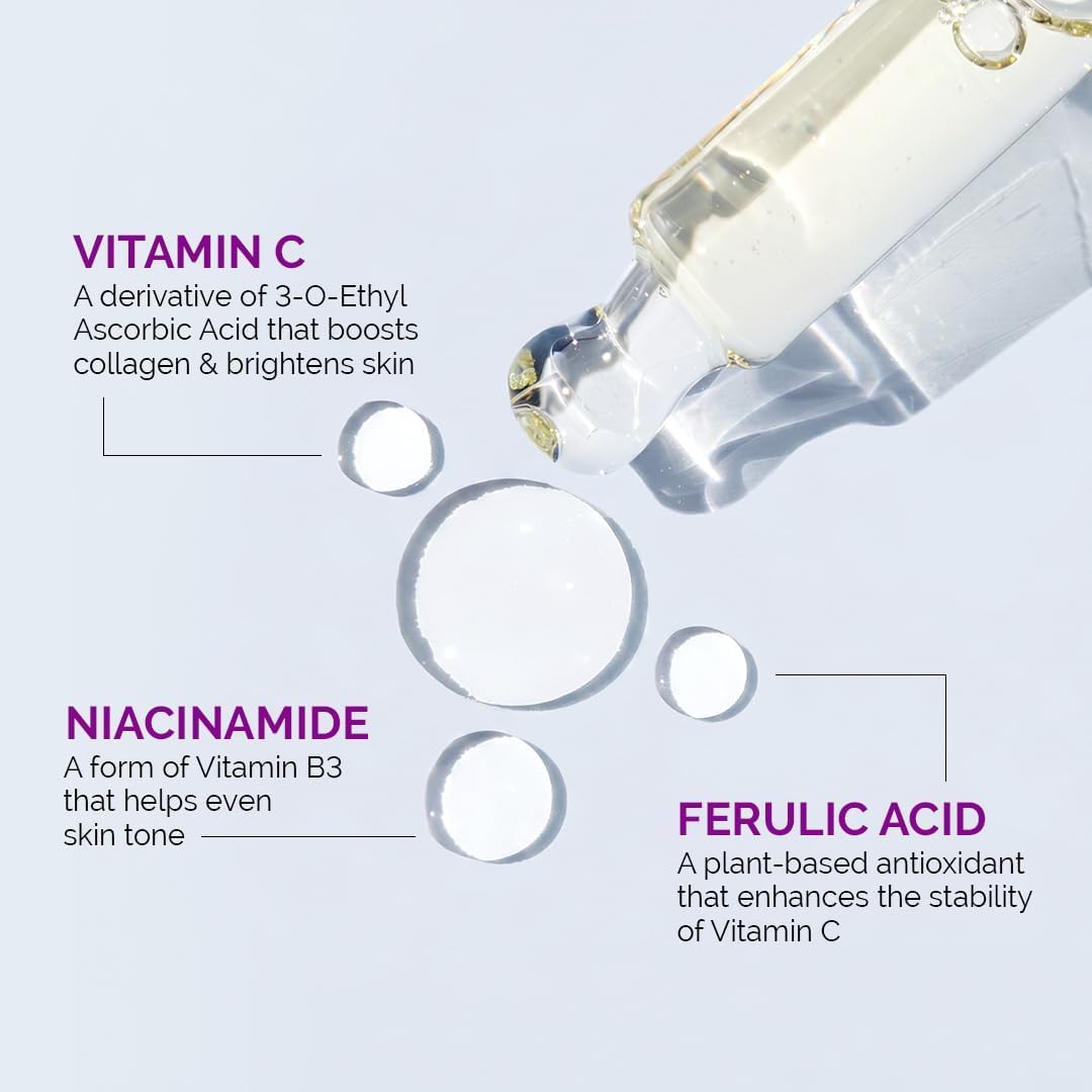The Derma Co Face Serum - 10% Vitamin C with Niacinamide & Hyaluronic Acid, 30ml - Image 2