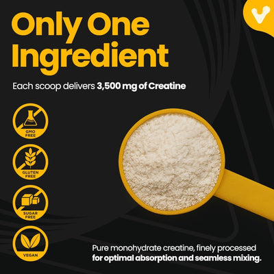 Valeo Creatine Monohydrate Powder - Micronized, 300g, 85 Servings - Image 6