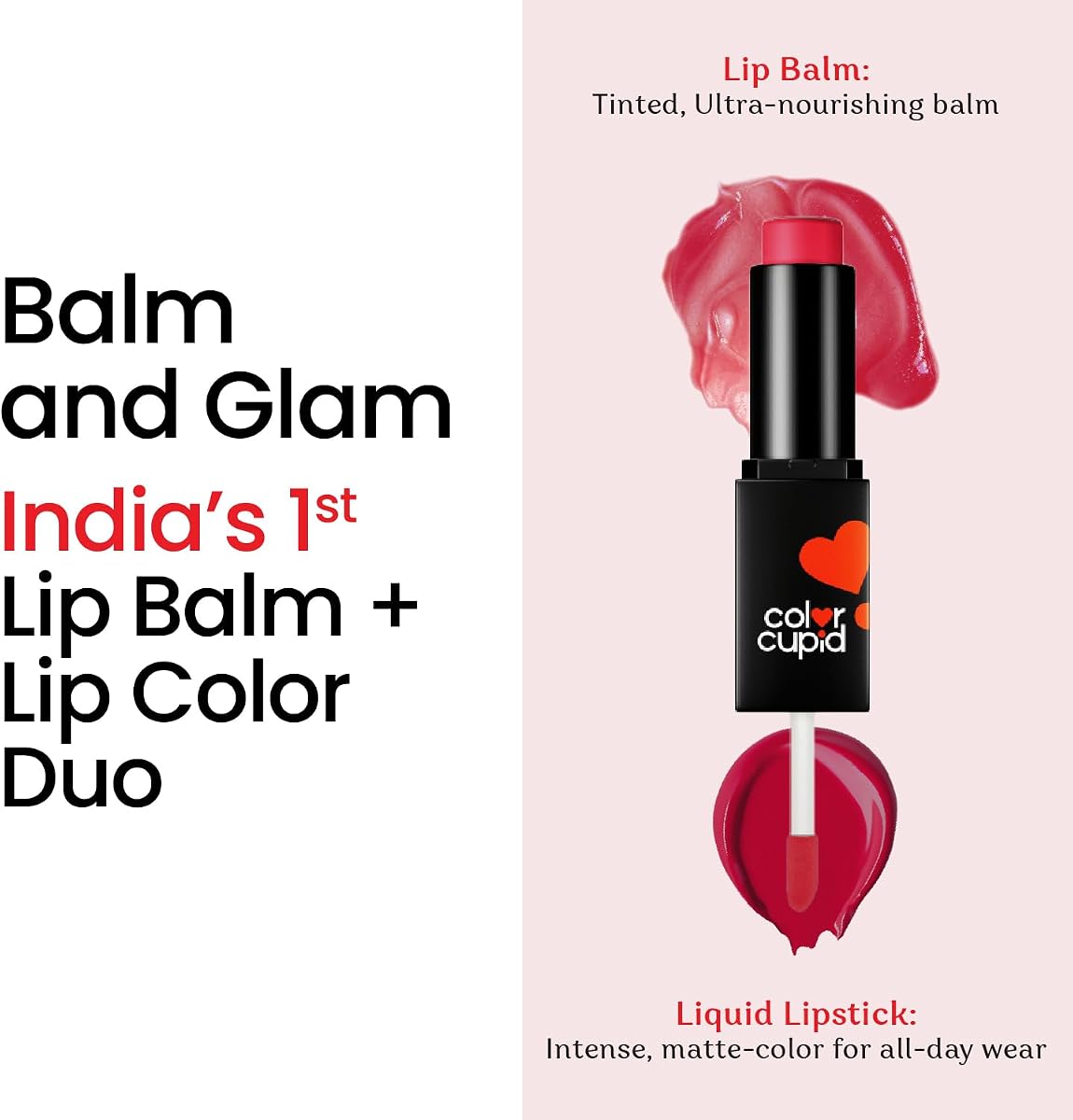 Color Cupid Redreign LB5 Lip Balm + Liquid Lipstick Duo - Image 2