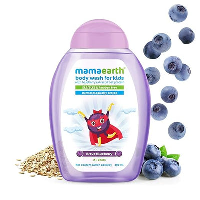 Mamaearth Brave Blueberry Body Wash - 300 ml - Image 2