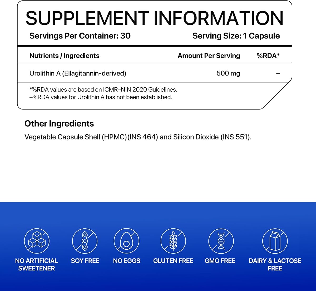 Decodeage Urolithin A Capsules - Longevity Supplement, 500mg, 30 Count - Image 7