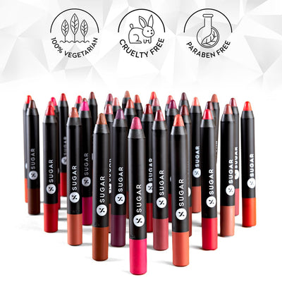 Sugar Cosmetics Matte As Hell Crayon Lipstick, 05 Rose Dawson - Colour Cosmetics - Image 5