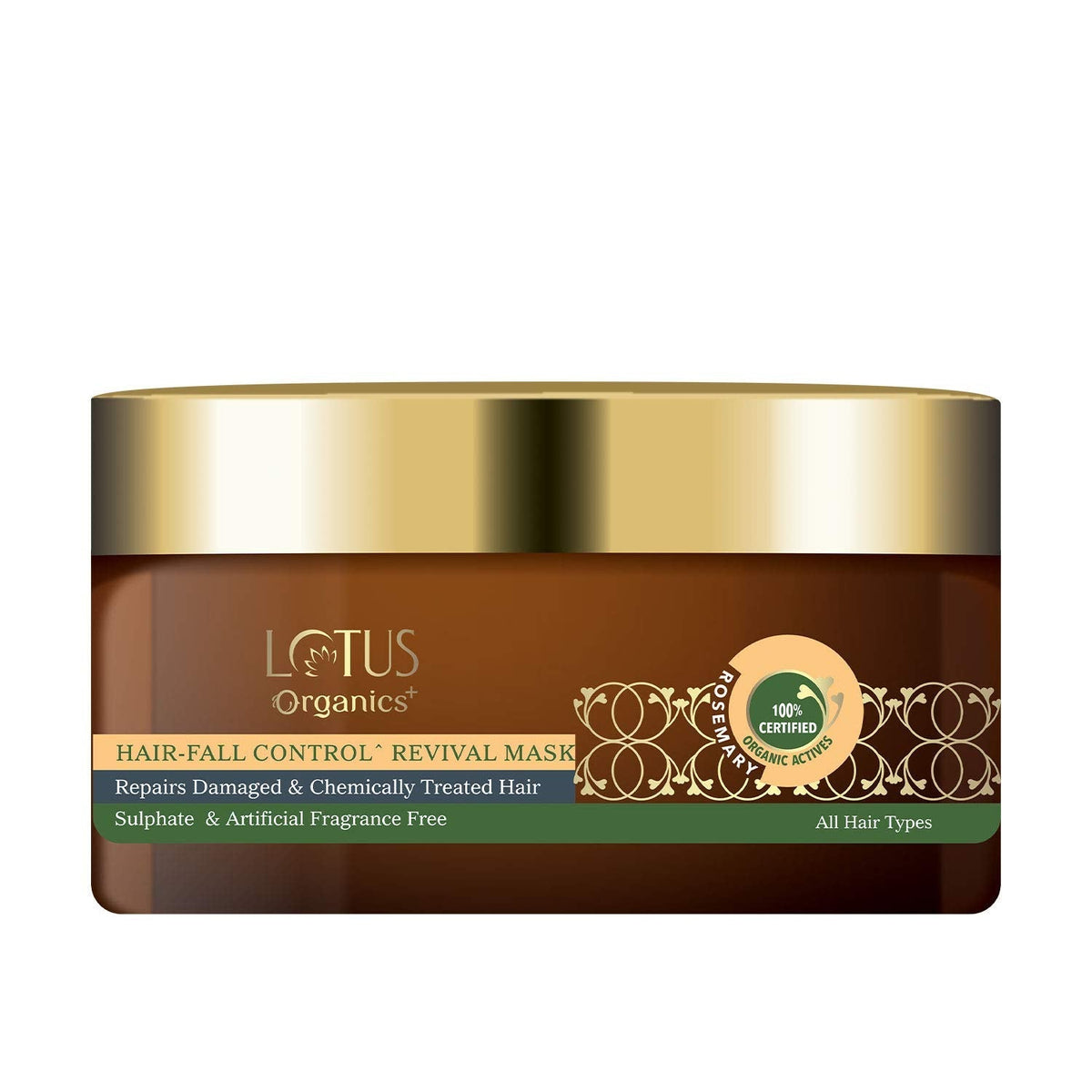 Lotus Organic Hair Fall Control Revival Mask - Hair Treatment, 150ml