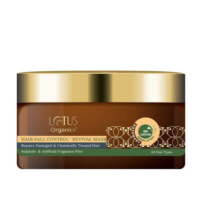 Lotus Organic Hair Fall Control Revival Mask - Hair Treatment, 150ml