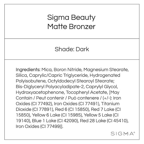 Sigma Beauty Matte Bronzer Dark - Colour Cosmetics Powder - Image 5