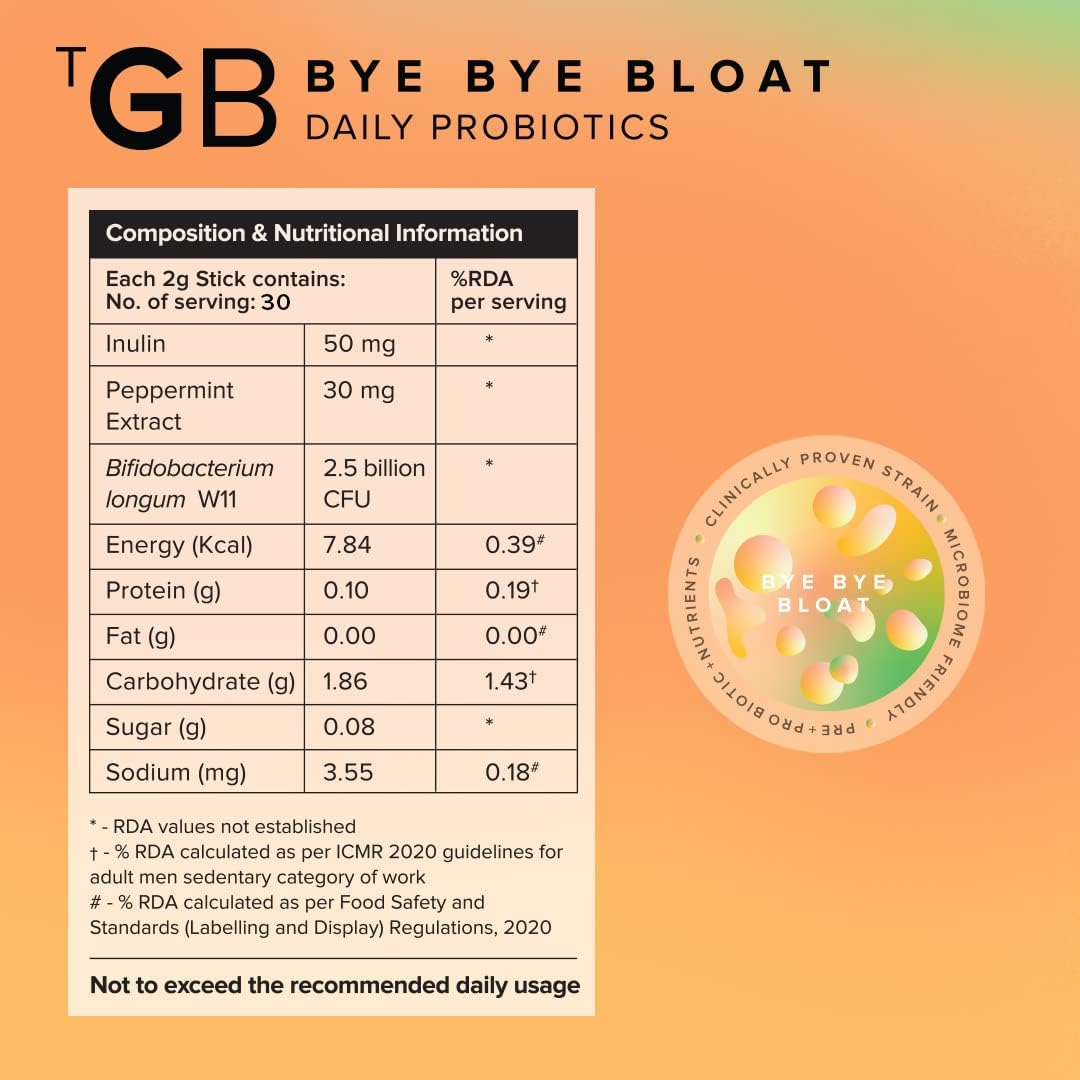The Good Bug Bye Bye Bloat Stick - Synbiotic Powder, 15-Day Pack - Image 6