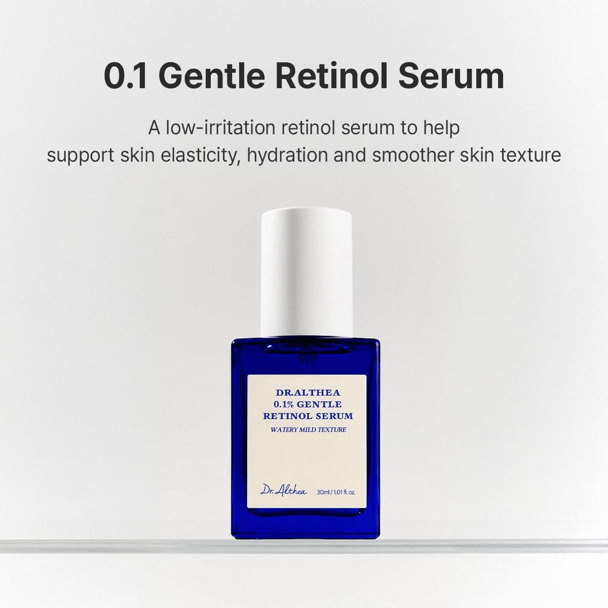 Dr.Althea 0.1% Gentle Retinol Face Serum, Korean Skincare, 30ml - Image 2
