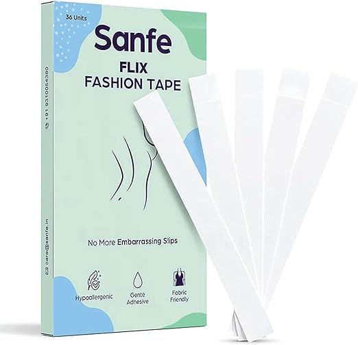 Sanfe Flix Fashion & Fabric Tape - Double Sided, 36 Pieces