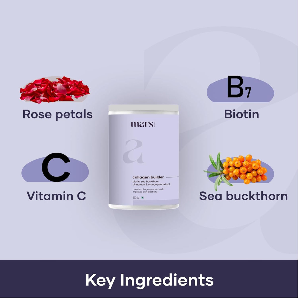 GHC Mars Collagen Builder Beauty Supplement Powder - 250g - Image 2