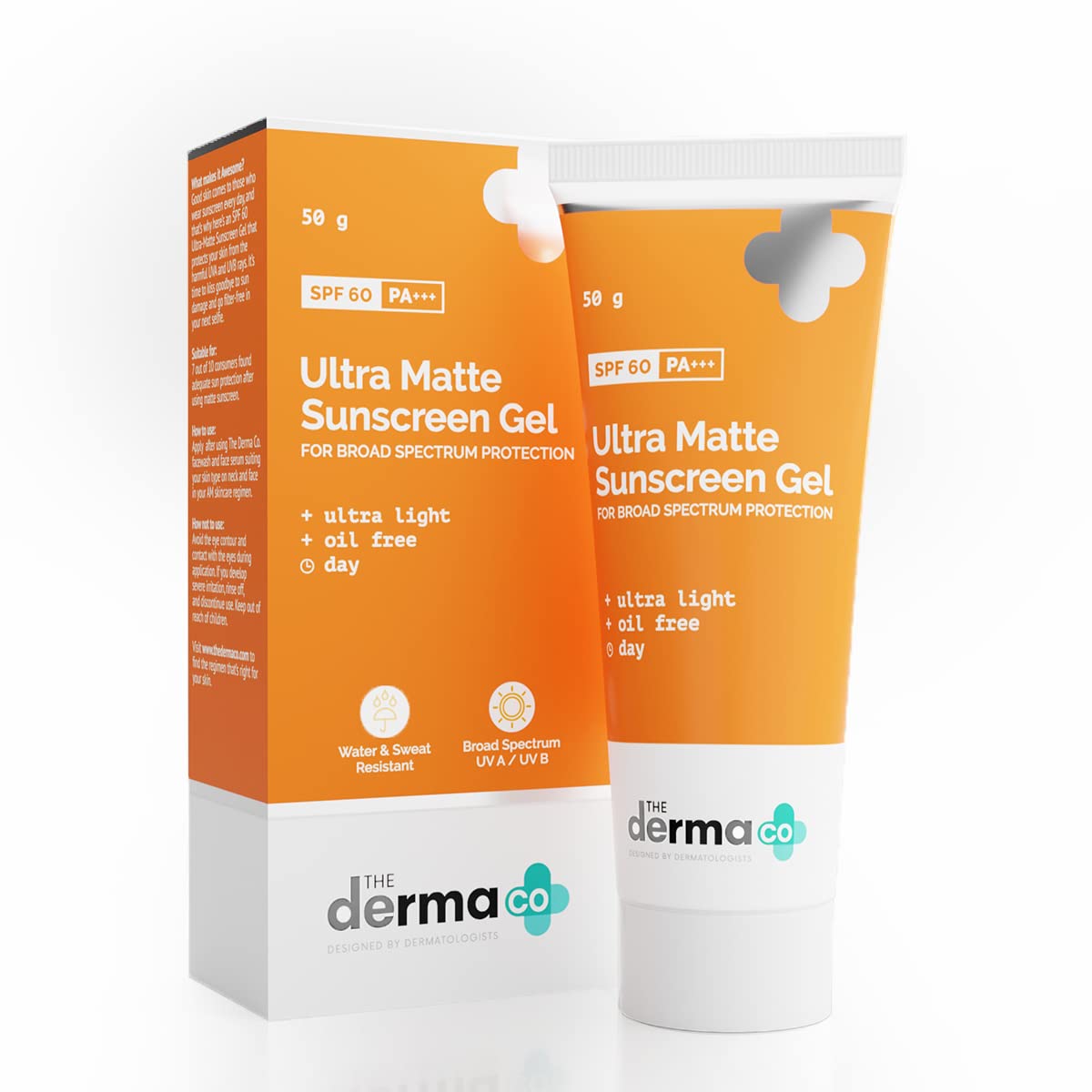 The Derma Co Ultra Matte Sunscreen Gel with SPF 60 50g