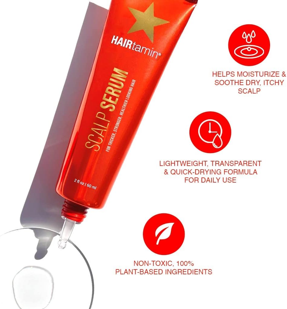 Hairtamin Scalp Serum - Natural Hair Growth Formula, 60ml - Image 2