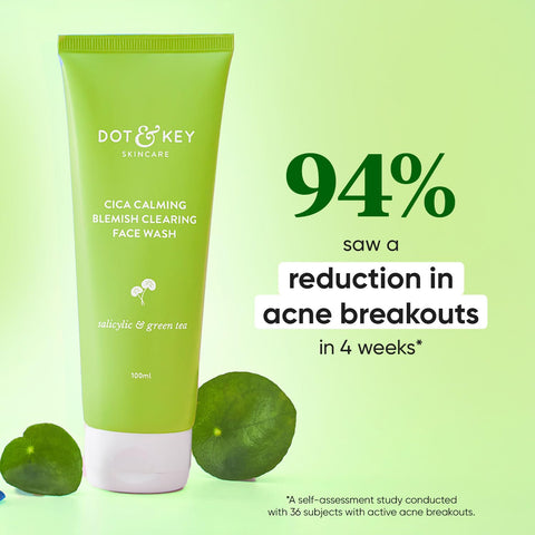 Dot & Key Cica Salicylic Face Wash With Tea Tree Oil For Oily Acne 100 ml