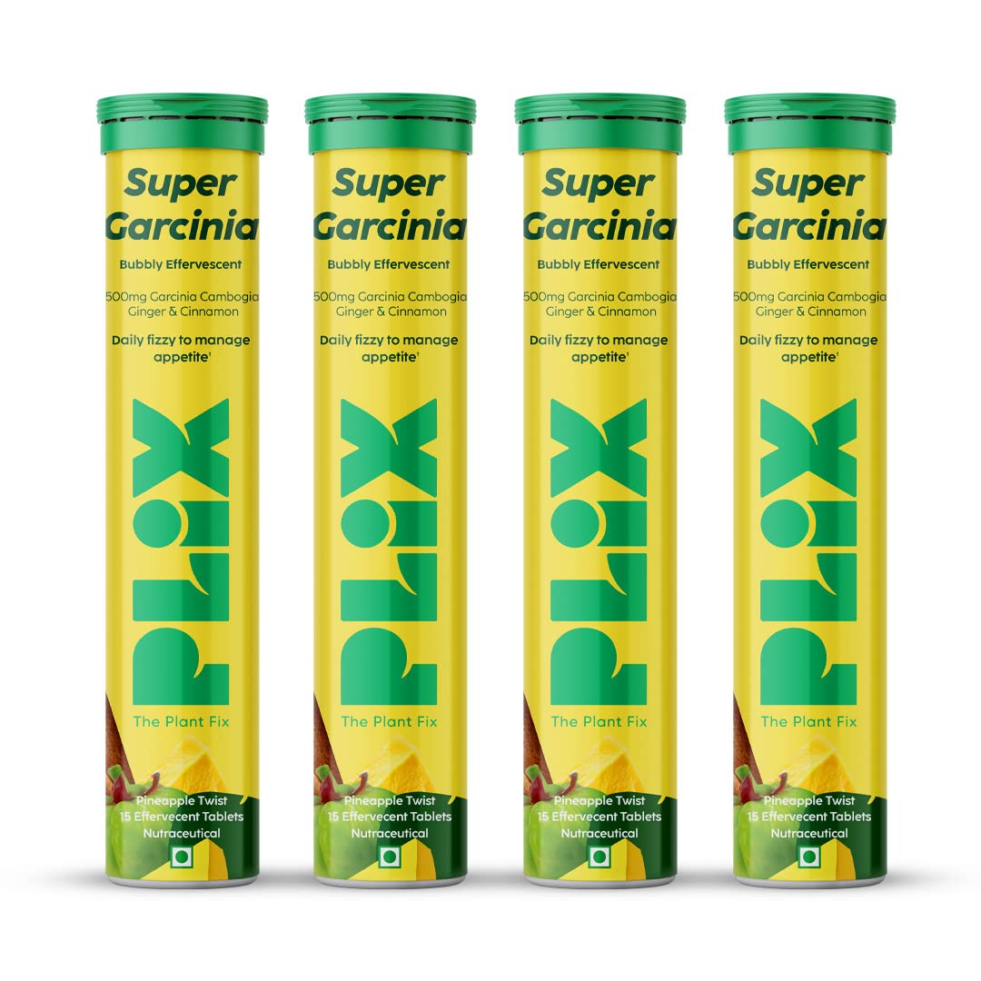 Plix Super Garcinia Pineapple Twist Effervescent Tablets - 15 Pack