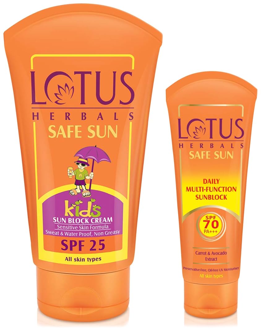 Lotus Herbal Safe Sun Daily Multi-function Sun Block Pa Spf 70 - 60 Gms