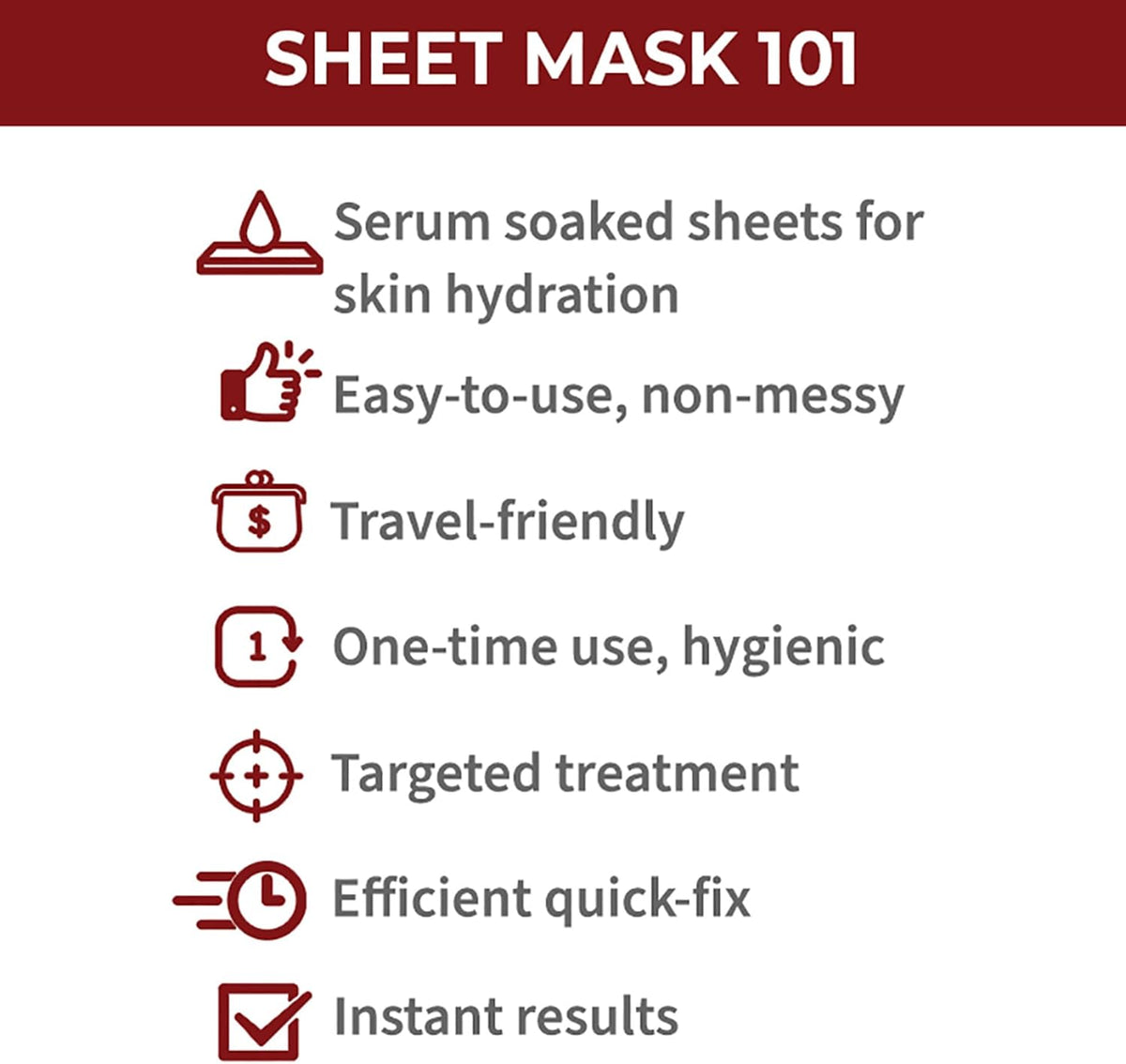 Nykaa Skin Secrets Acai Berry & Pomegranate Sheet Mask - Hydrating, 1 Sheet - Image 3