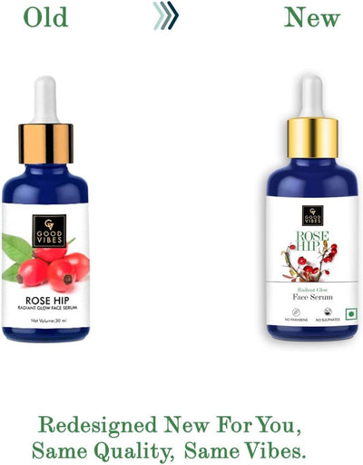 Good Vibes Rosehip Radiant Glow Face Serum - 30ml - Image 6