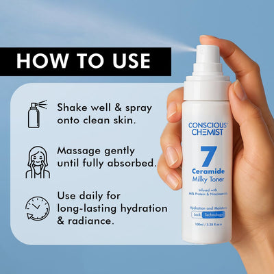 Conscious Chemist Hydrating Milky Face Toner - 100ml - Image 6
