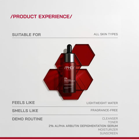 PHD 2% Alpha Arbutin Depigmentation Serum 30ml