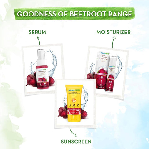 Mamaearth Beetroot Hydraful Sunscreen With Hyaluronic Acid - 50 g