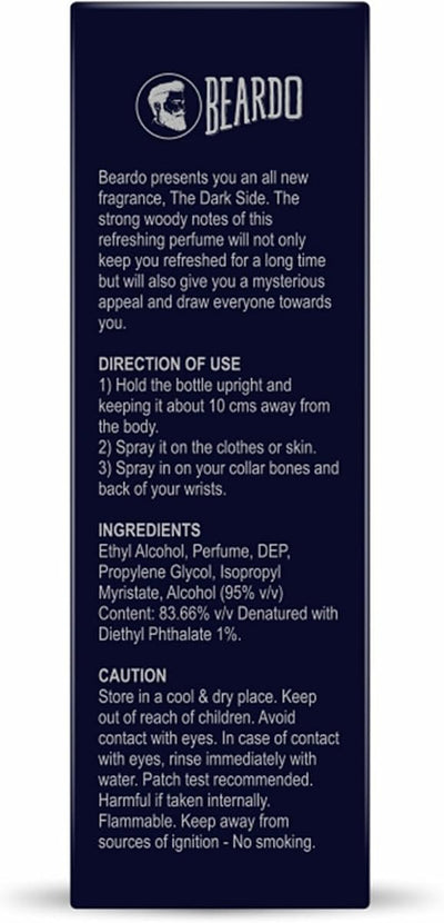 Beardo Dark Side Men's Perfume - Skin-Friendly Fragrance 100ml - Image 8