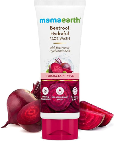 Mamaearth Beetroot Gentle Face Wash with Hyaluronic Acid - 100ml - Image 3