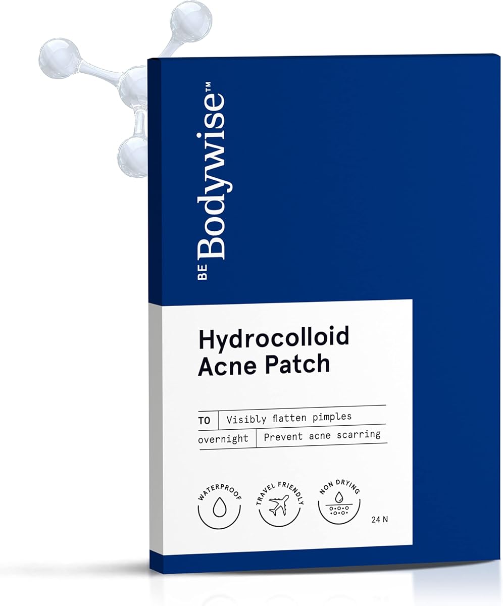 Be Bodywise Hydrocolloid Acne Pimple Patch - 24 Dots, 3 Sizes