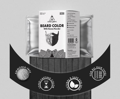 Urban Gabru Beard Colour - Black, Henna Enriched, 70g - Image 6