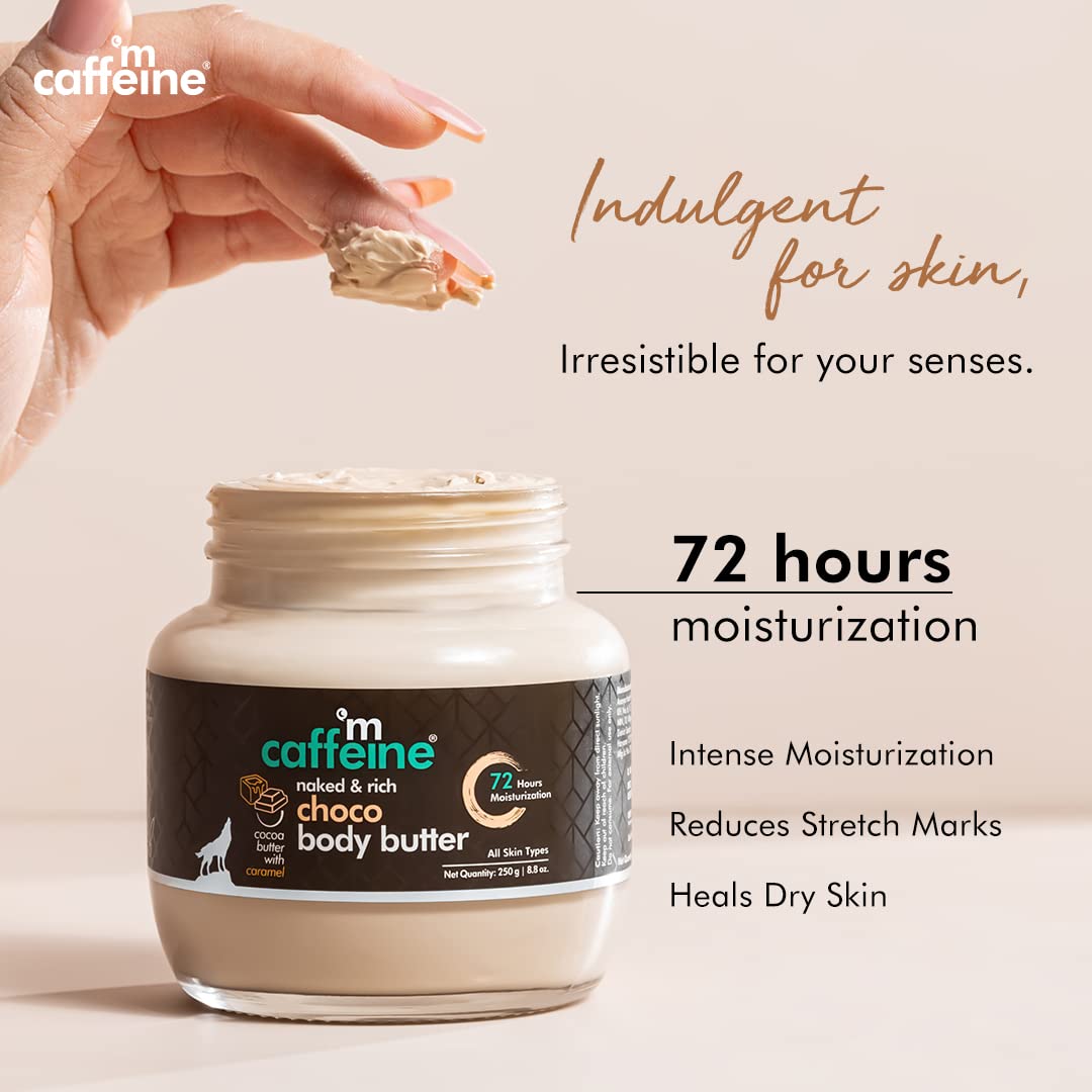 mCaffeine Naked & Rich Choco Body Butter, 100g - Image 2