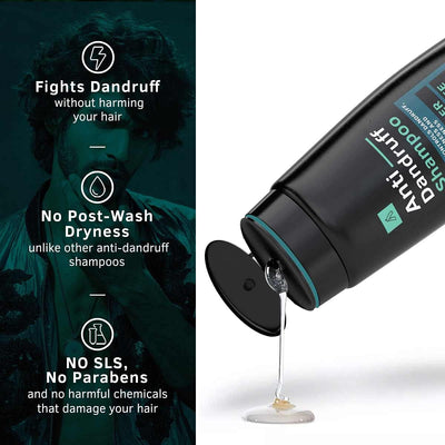 Ustraa Anti-Dandruff Shampoo with Ginger & Tea Tree - 250ml - Image 5