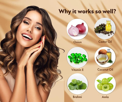 Urban Gabru Hair Regrowth Onion Oil - 100% Natural, 250 ml - Image 3