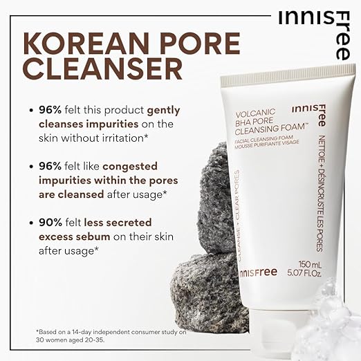 Innisfree BHA Pore Cleansing Foam 150G - Image 5