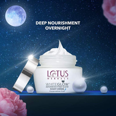 Lotus Whiteglow Advance Pink Glow Night Creme - 50gm - Image 3