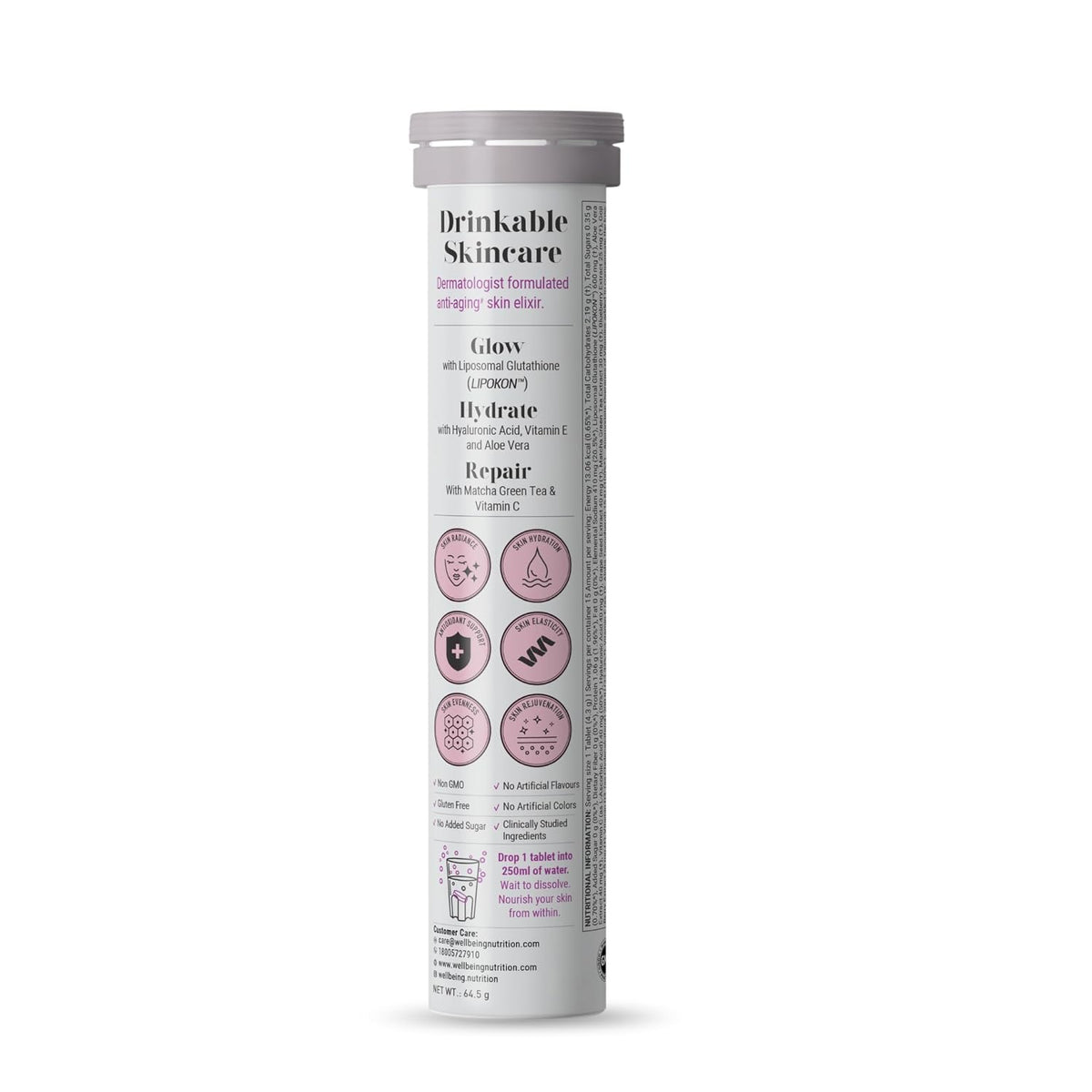 Wellbeing Nutrition Skin Fuel Collagen Tablets Pack of 2