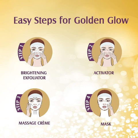 Lotus Herbals Radiant Gold Cellular Glow 1 Facial Kit