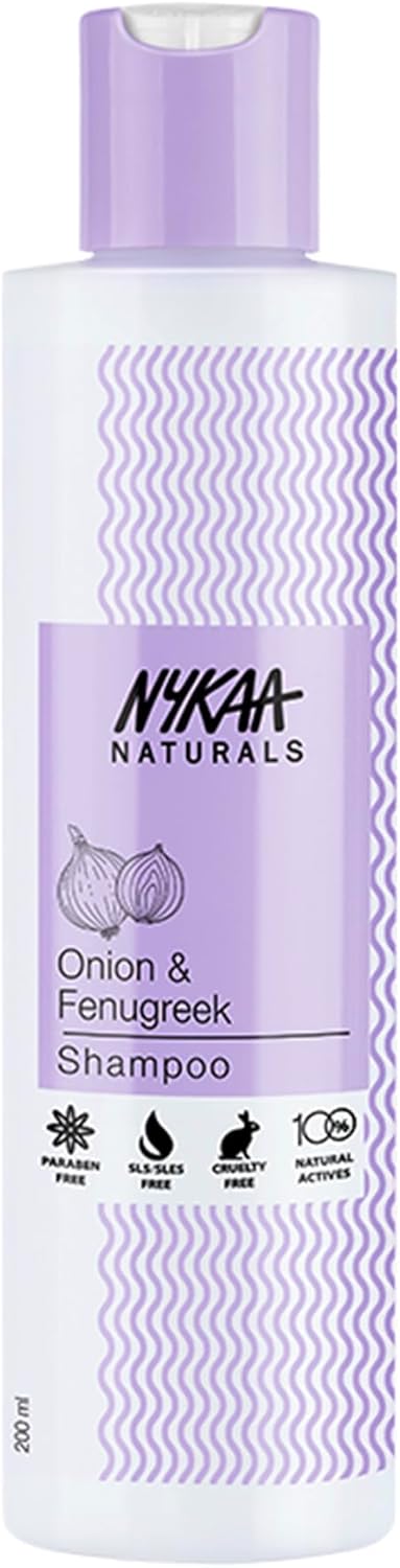 Nykaa Naturals Onion & Fenugreek Hair Growth Shampoo - 200ml