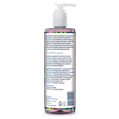 Faithinnature Lavender & Geranium Hand Wash, 400ml - Image 3