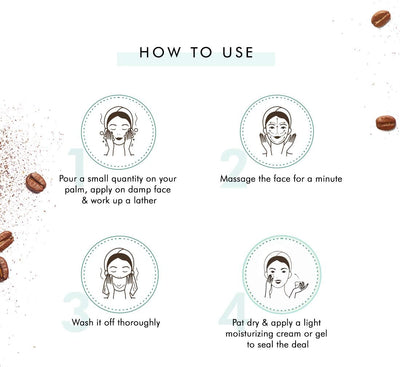 mCaffeine Naked & Raw Coffee Face Wash - 75ML - Image 3