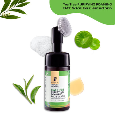 Pilgrim Australian Tea Tree & Salicylic Acid Foaming Face Wash - 120ml - Image 2