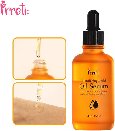 Prreti Nourishing Multi Oil Face Serum, 45g - Image 2