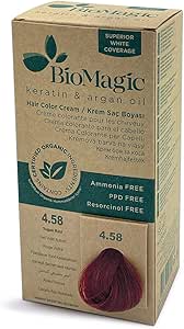 Biomagic Hair Colour & Styling - C K 4/58 Red Violet Auburn