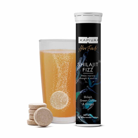 Kapiva Energy & Cooling Combo : Shilajit Fizz + Organic Gulkand Combo