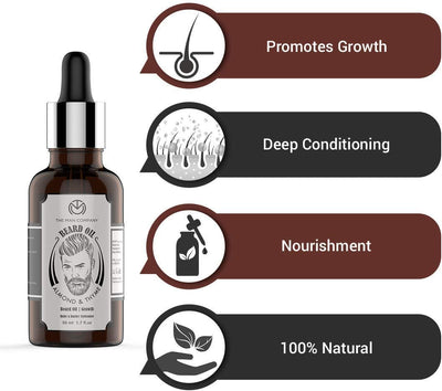 The Man Company Beard Oil with Almond & Thyme - 30ml - Image 3